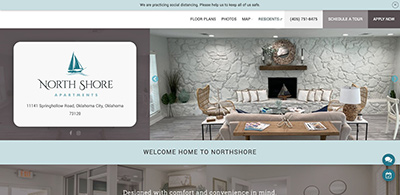 Maverick apartment website design
